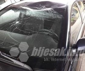 Cesta Čapljina-Mostar: Kamenje palo na auto u vožnji
