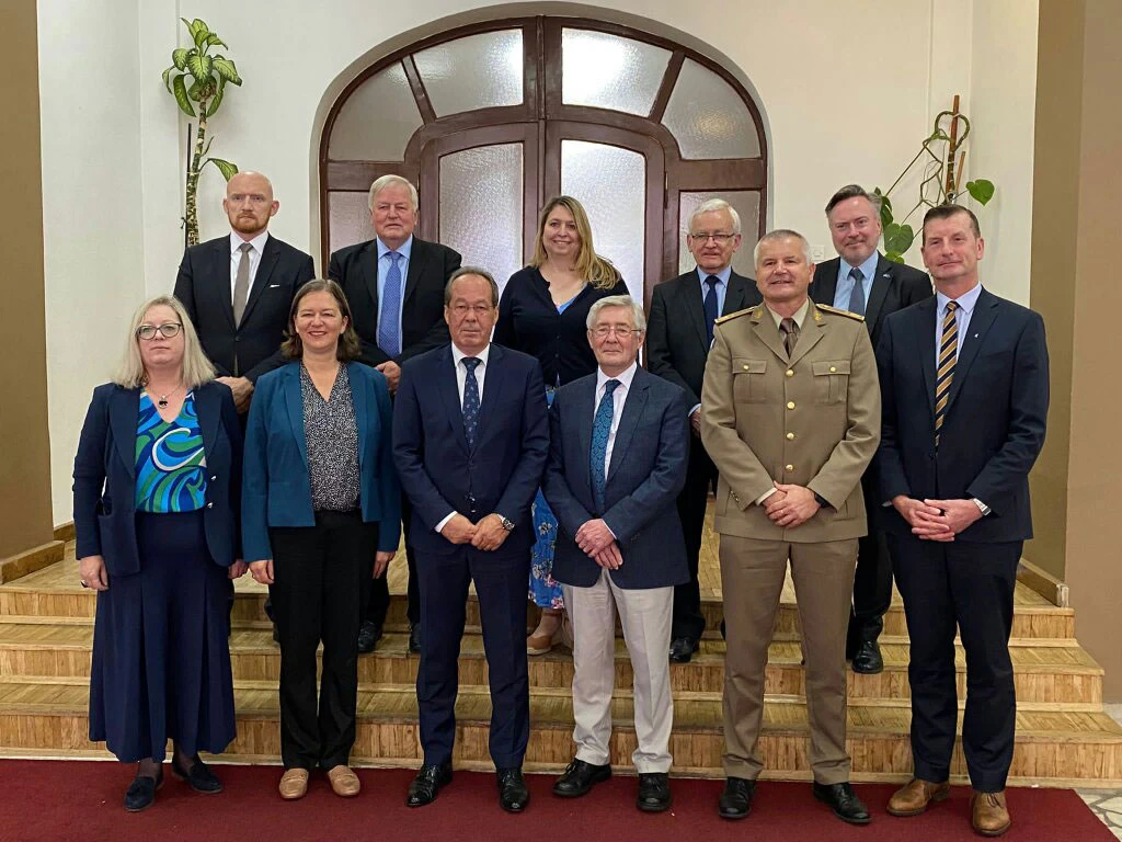 Britanci u posjeti kod ministra Podžića i general-bojnika Jerkića
