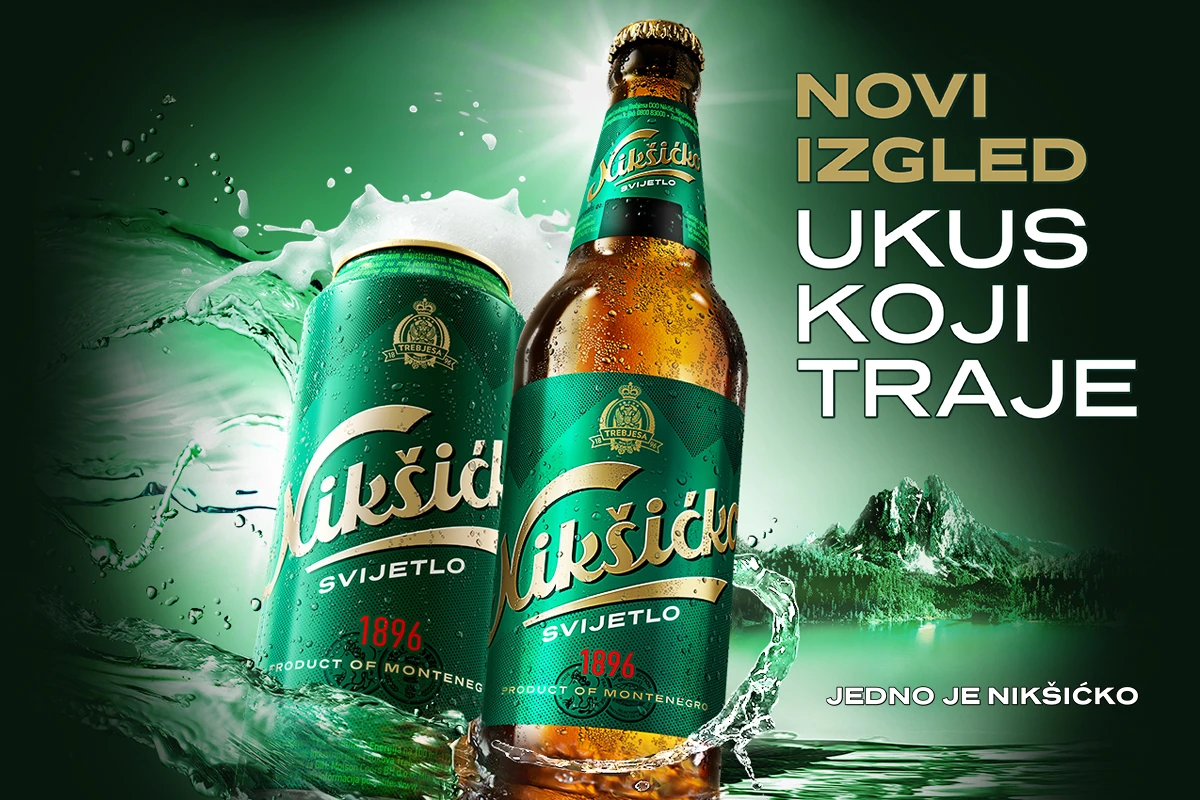Nikšićko pivo u osvježenom dizajnu pakiranja