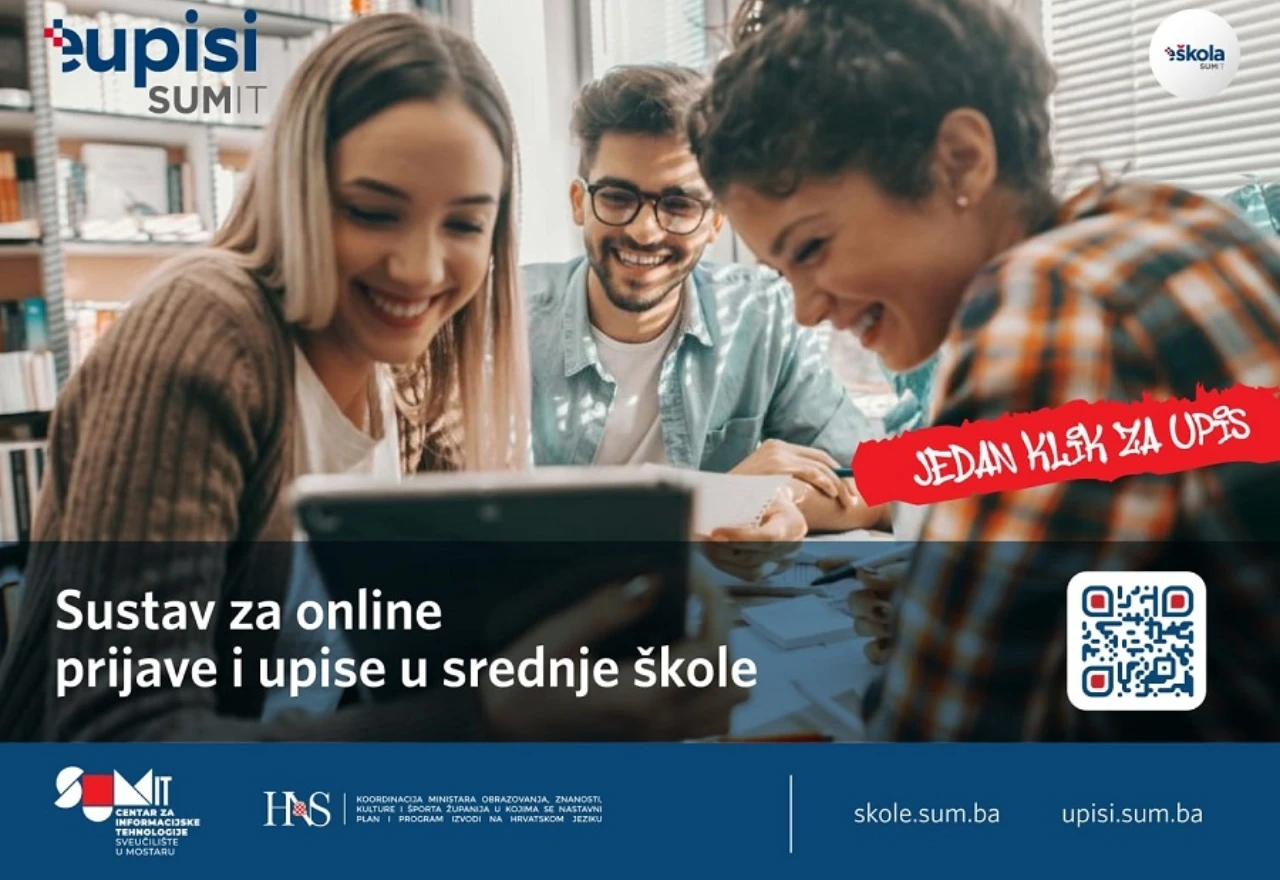 Online upisi za srednjoškolce iz HBŽ-a 