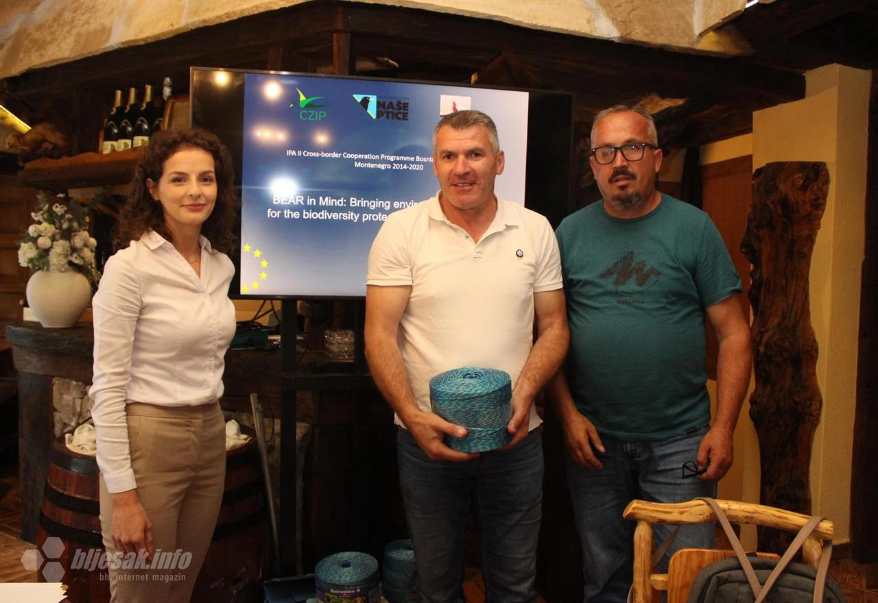 Pčelari sa područja Parka prirode Blidinje dobili ograde za zaštitu od medvjeda