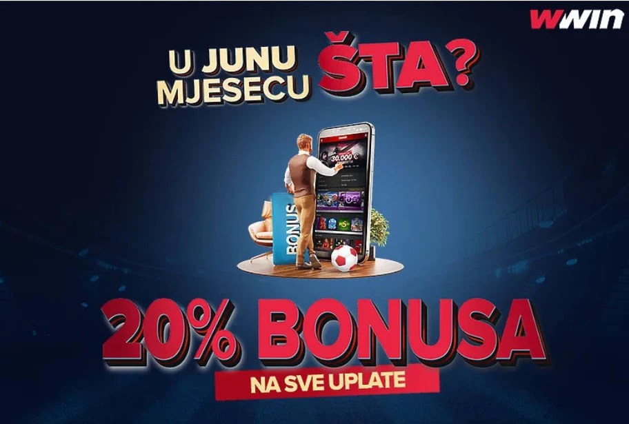 WWin dijeli bonuse na sve uplate u lipnju