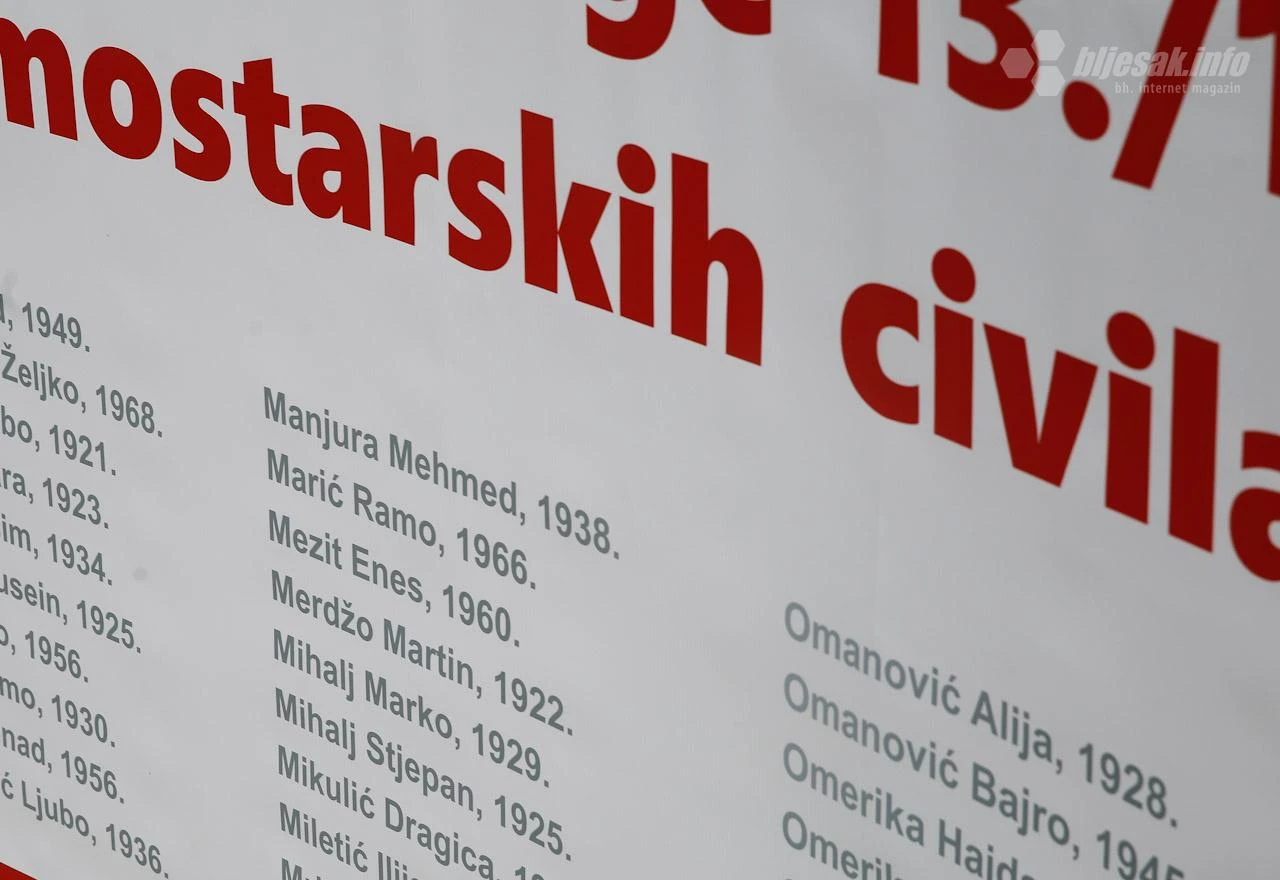 Hoće li Mostar dobiti dan sjećanja na civilne žrtve rata