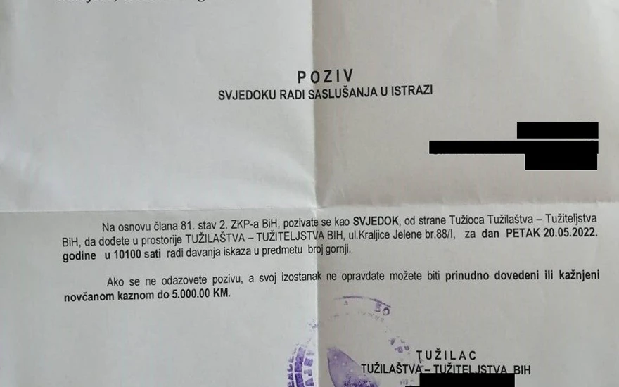 Počele istražne radnje u predmetu Šefik Džaferović
