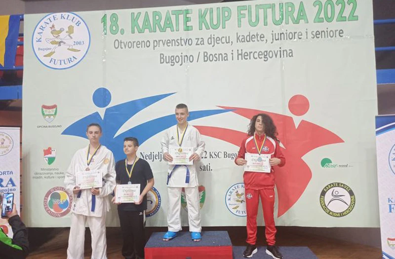 KK Student Mostar: Nova zlata, srebra i bronce za mlade karataše