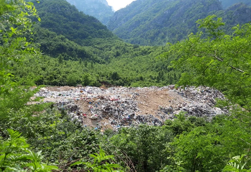 Jablanica: Gorjela gradska deponija
