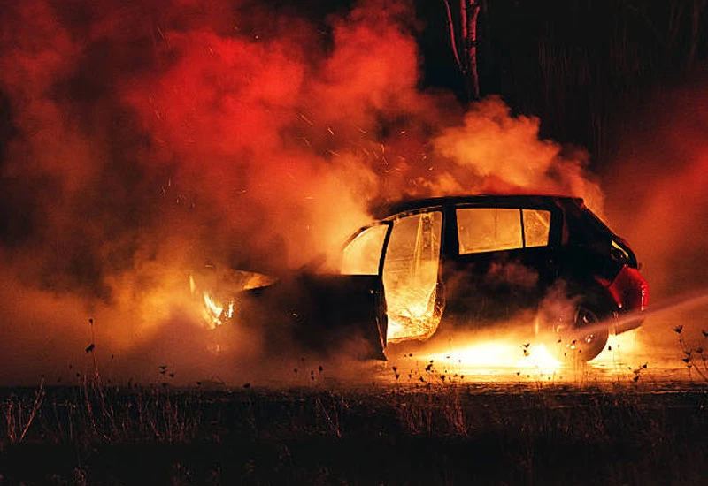 U Čapljini gorio automobil; zabilježena i pucnjava