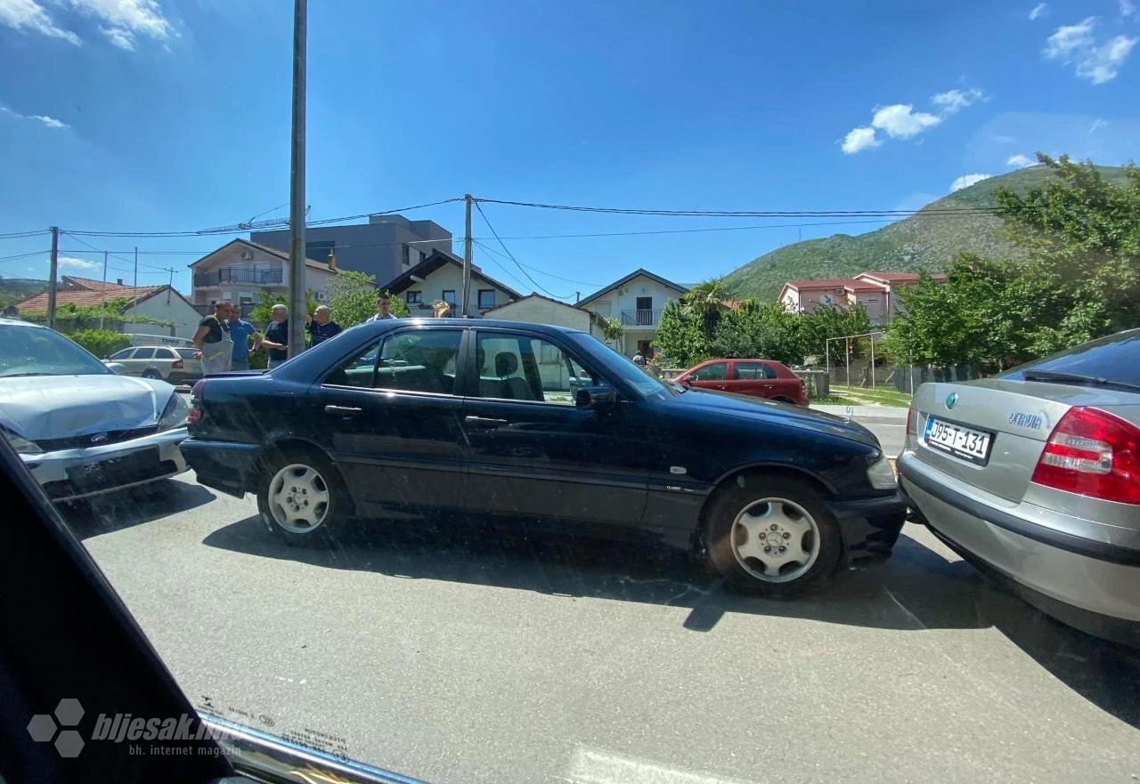Lančani sudar u Ulici Bleiburških žrtava