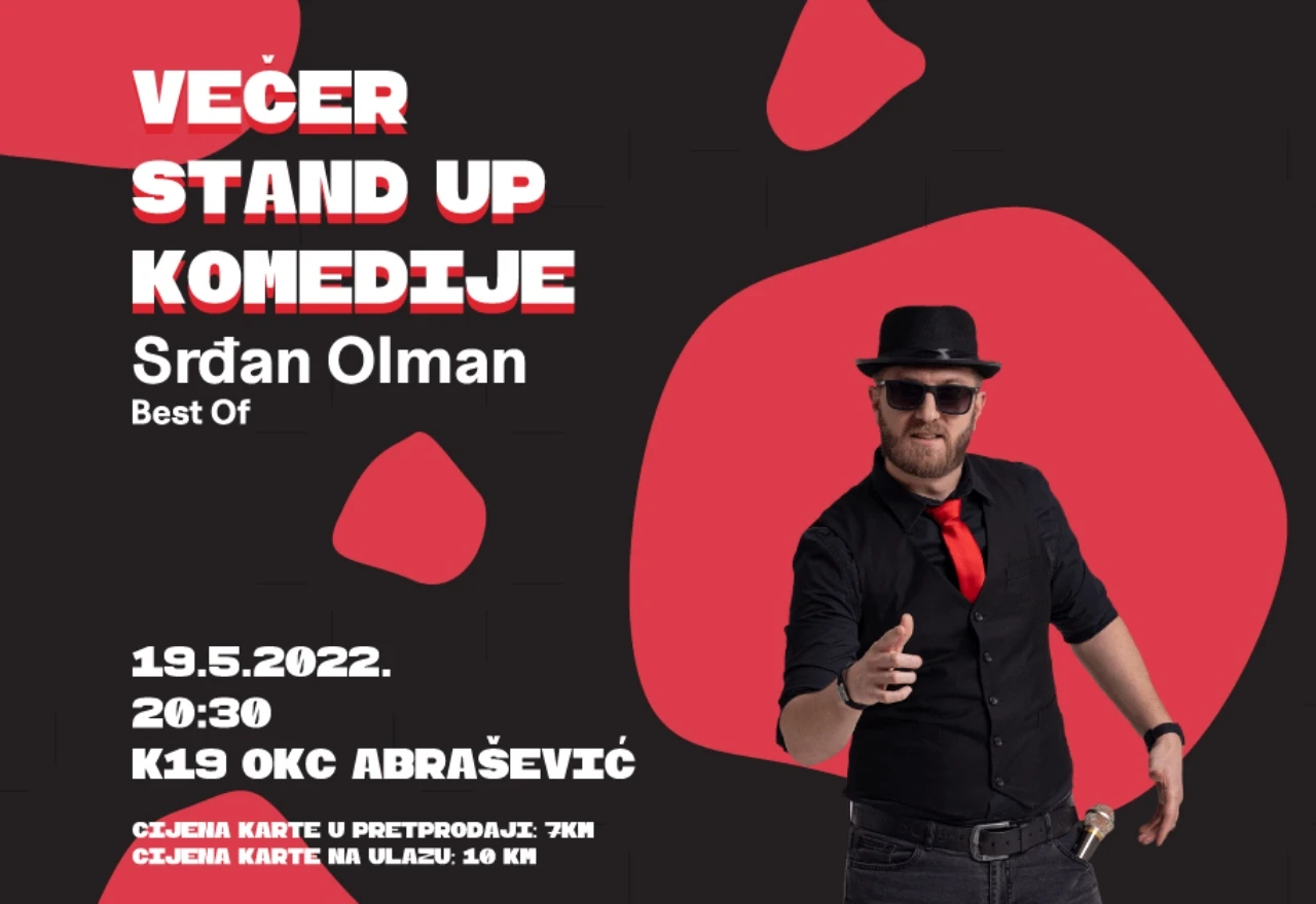 Zvijezda srbijanske stand-up scene stiže u Mostar