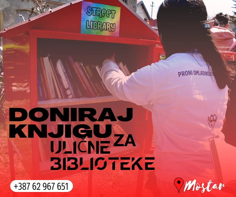 Ulične knjižnice u Mostaru