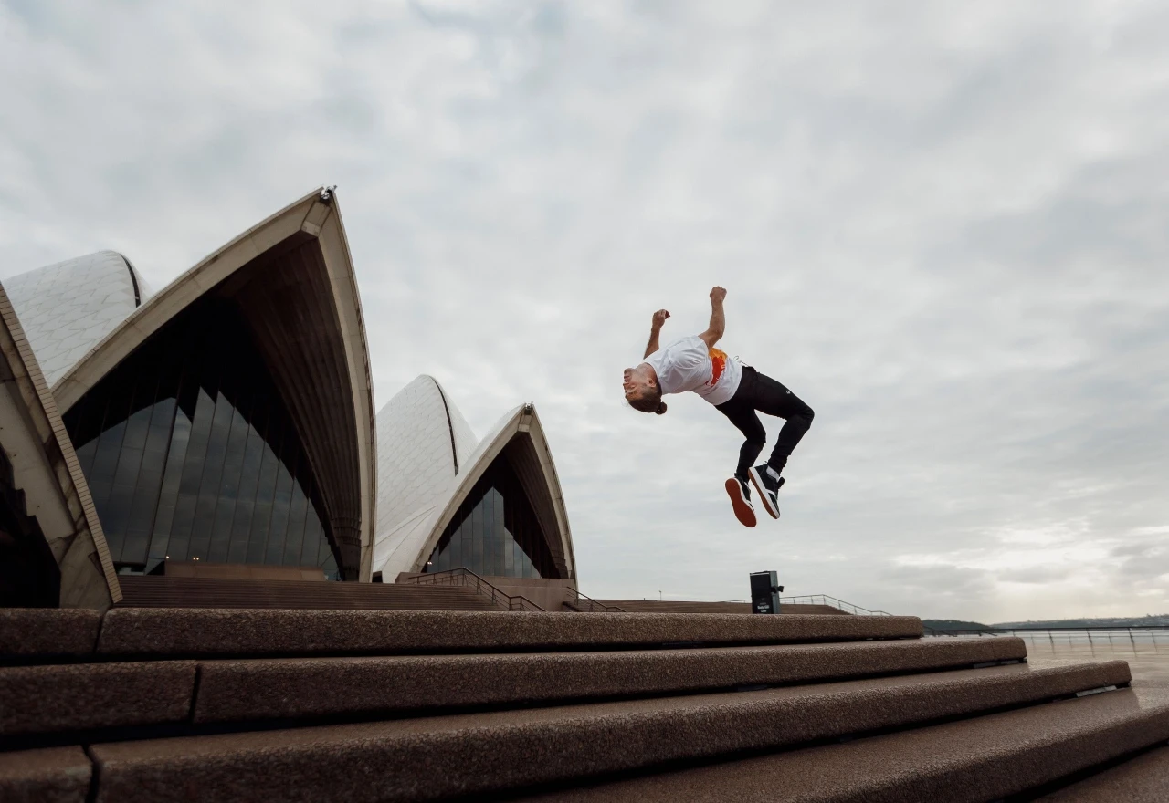 Parkour u Sydneyskoj operi