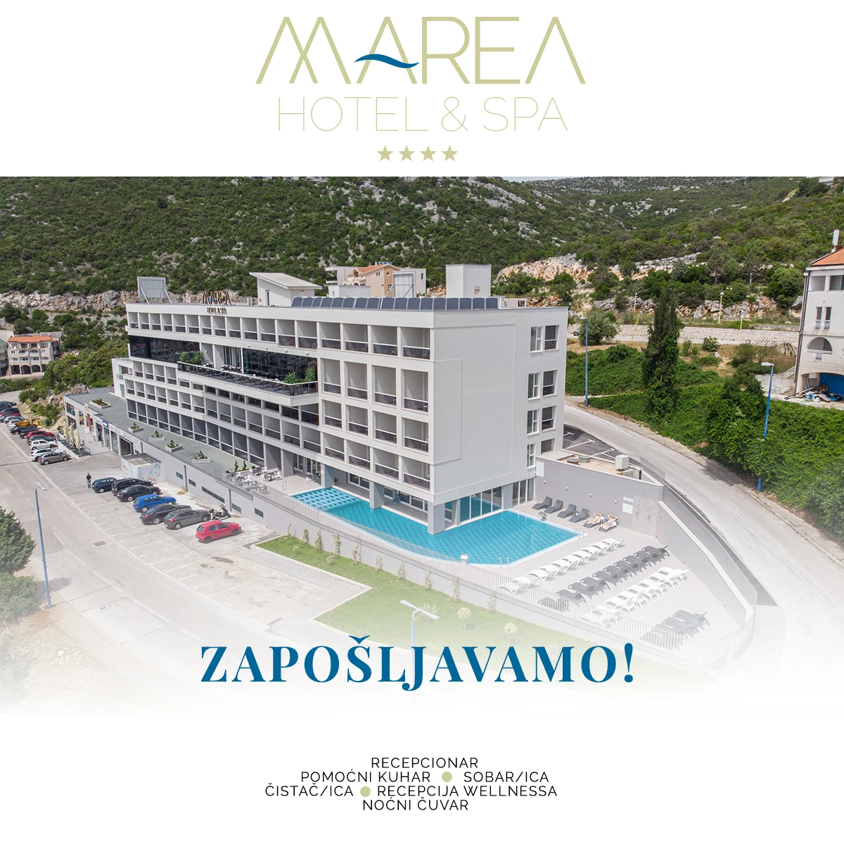 Marea Hotel & Spa u Neumu traži osoblje