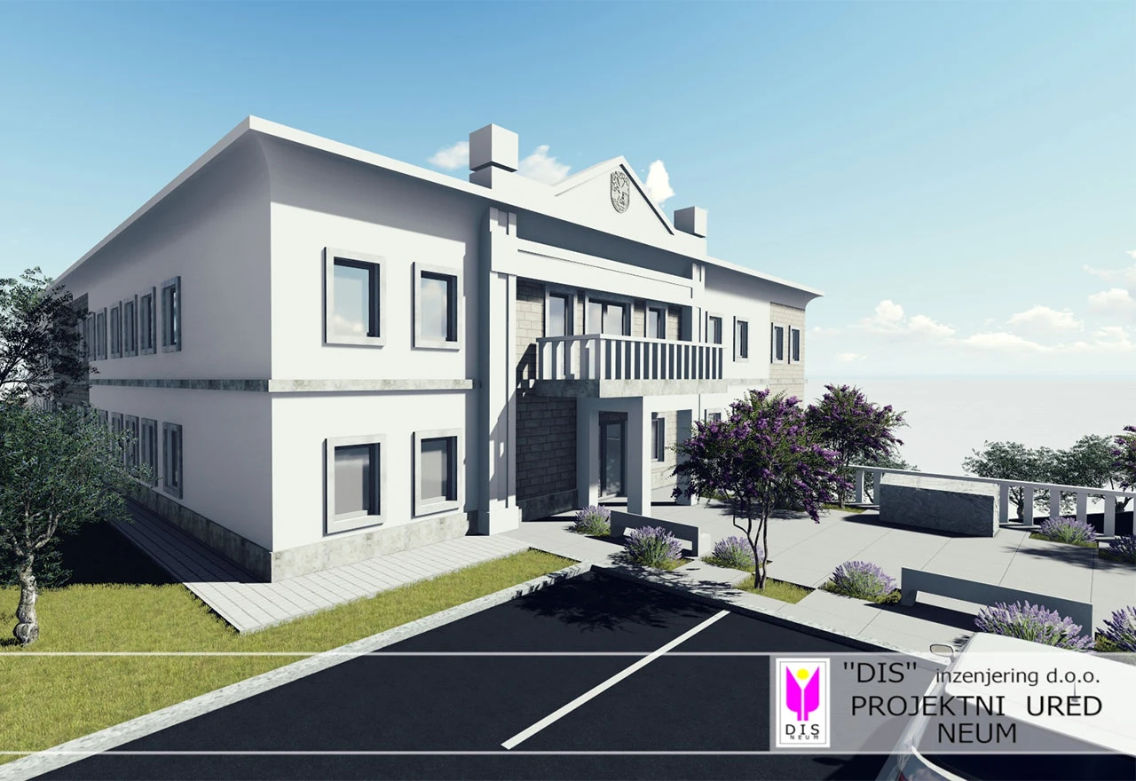 Pogledajte službeni 3D prikaz projekta nove zgrade Općine Neum