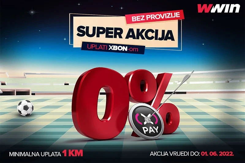 Iskoristite super akciju na WWin-u i uplatite putem XBon-a bez provizije