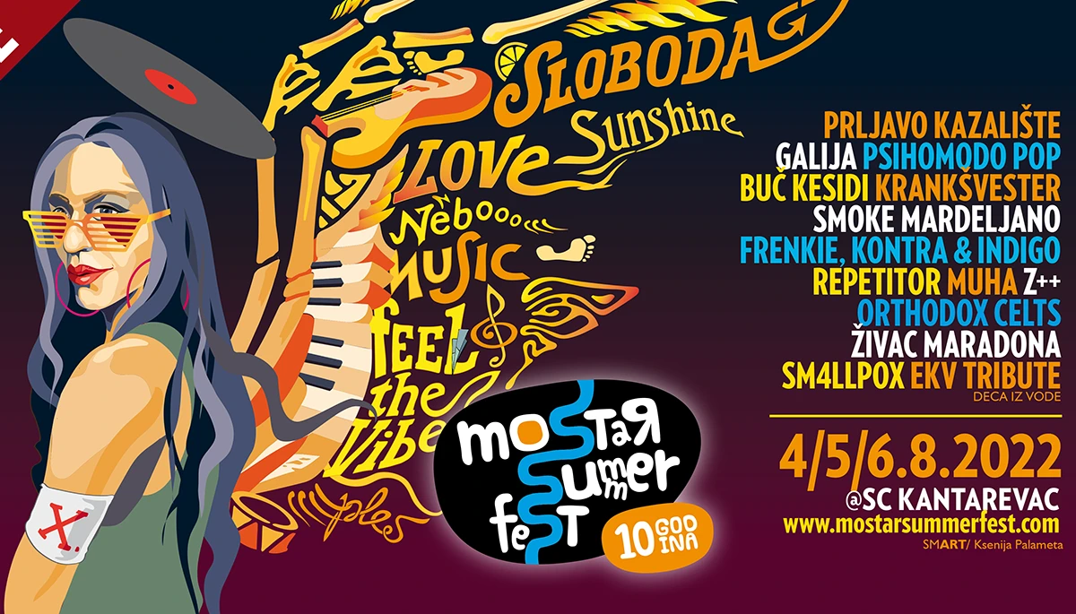 Predstavljamo LINEUP 10. Mostar Summer Festa!