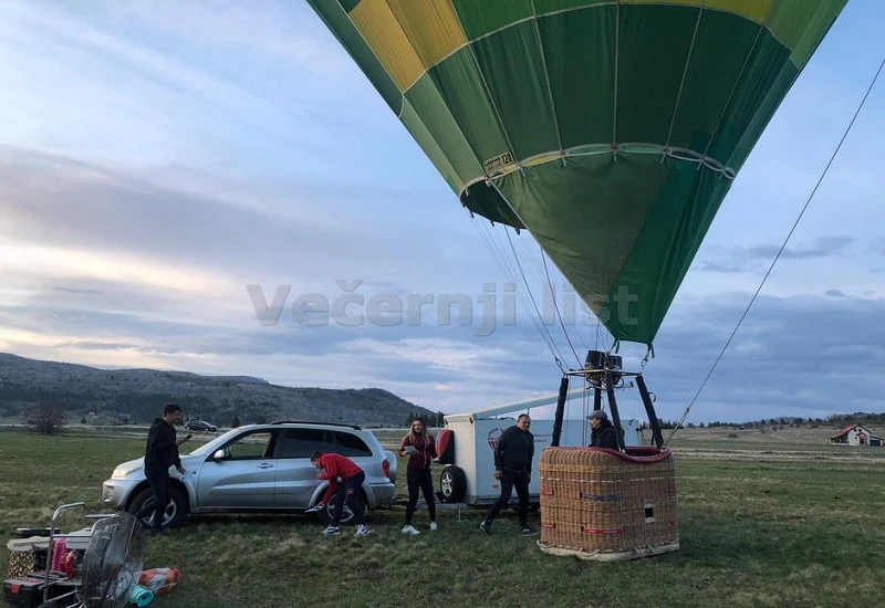Na Blidinju testiran prvi balon na vrući zrak