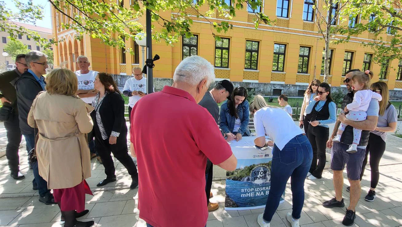 Peticijom traže da se zabrani gradnja MHE na Bunskim kanalima i onemogući izdavanje novih dozvola