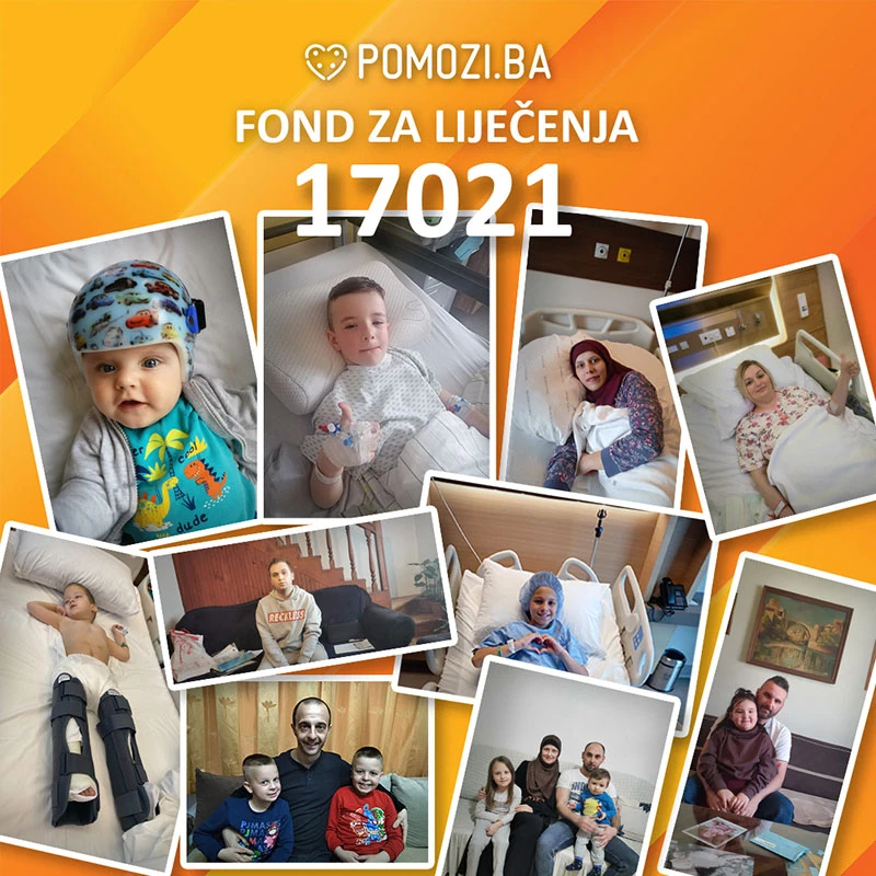 U prvom kvartalu 2022. godine prikupili 1,2 milijuna KM za liječenja oboljelih bh. građana