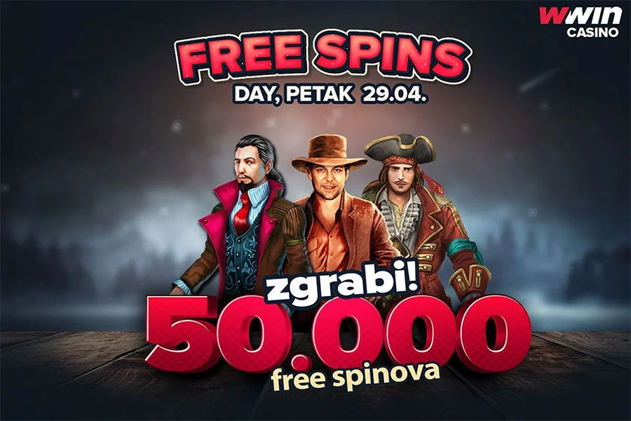 ''Zgrabi'' 50.000 besplatnih spinova na WWIN casinu
