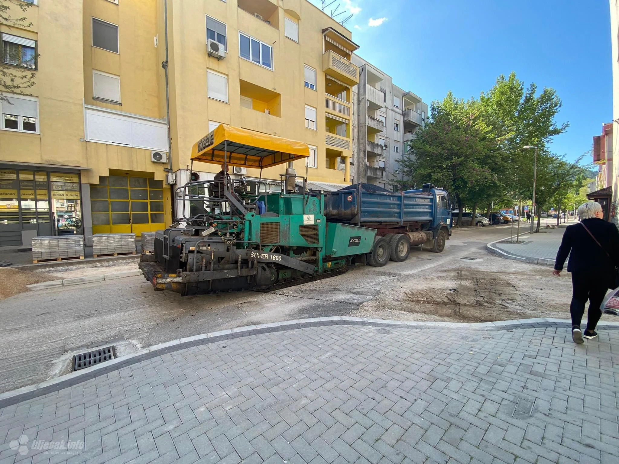 Mostar: Asfaltira se Zagrebačka ulica