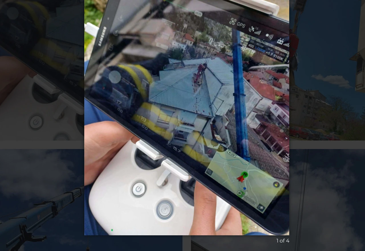 HGSS-ovci dronom izvršili snimanje objekata u Stocu i sanirali štete
