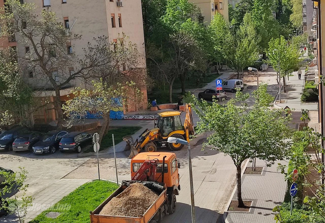 Mostar: Bez ikakve najave po drugi put zatvorena Zagrebačka ulica