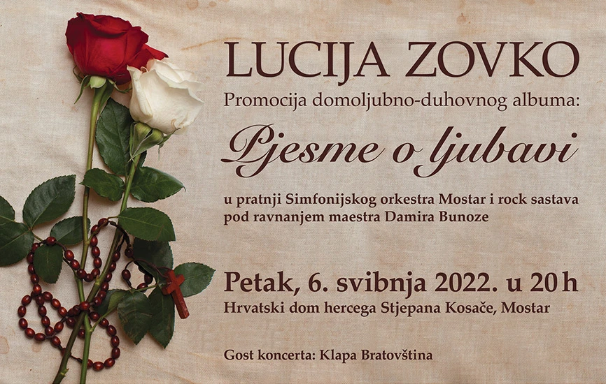 Lucija Zovko predstavlja Pjesme o ljubavi