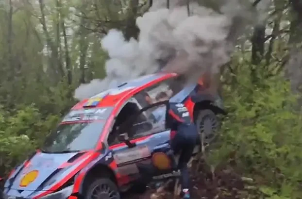 Švedska posada zabila se u stablo, morali su gasiti požar!