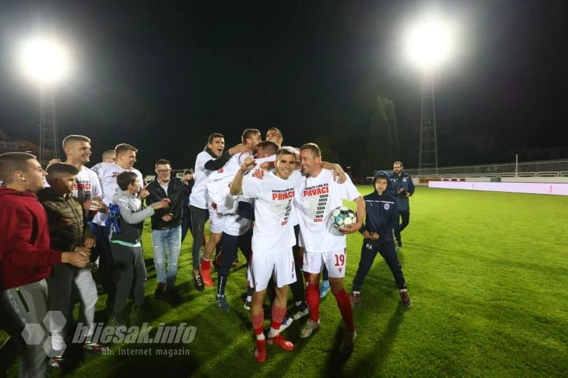 Slavlju igrača Zrinjskog pridružili se i navijači
