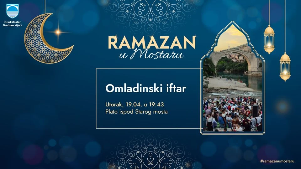 Poziv mladima na zajednički iftar ispod Starog Mosta