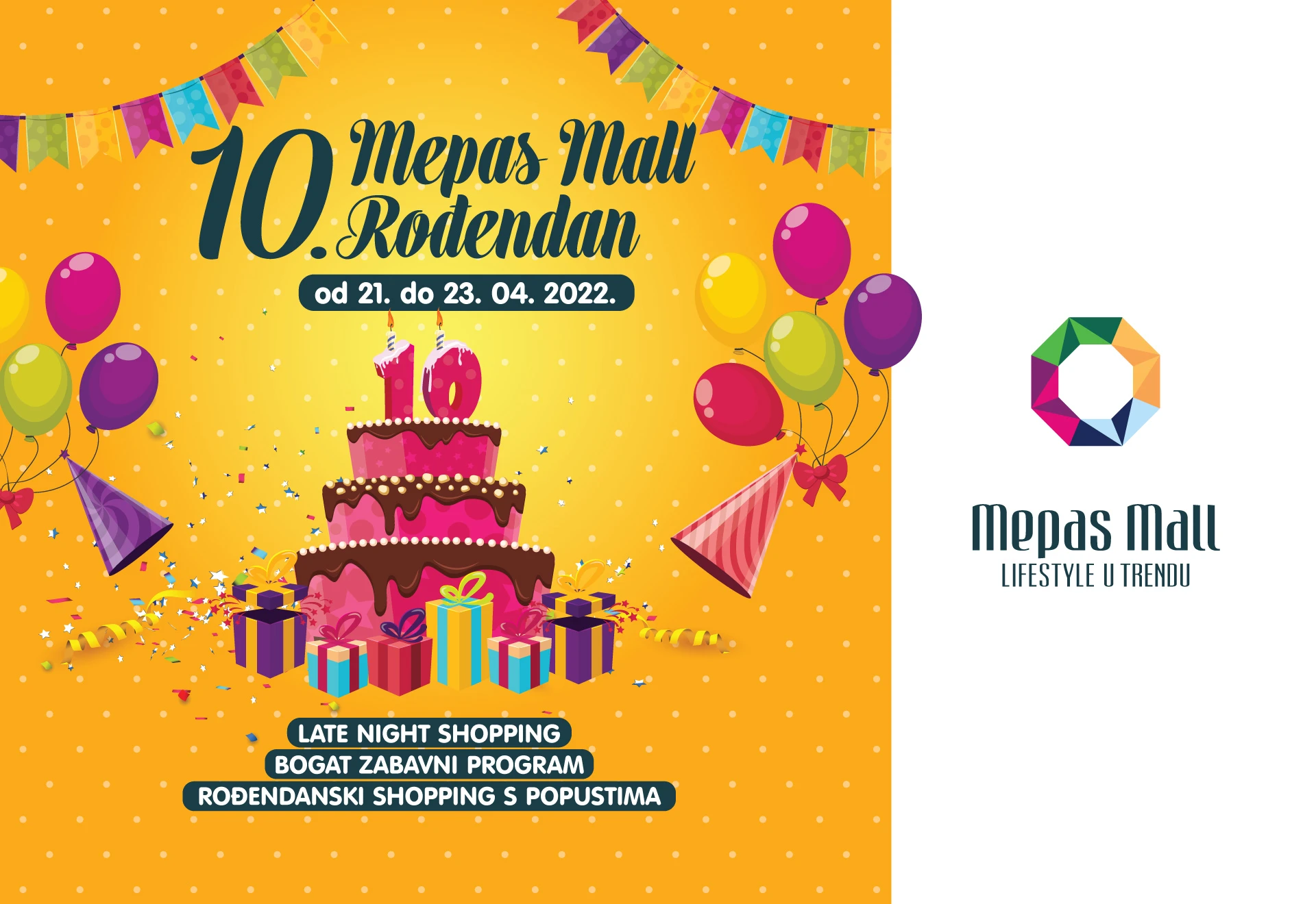Mepas Mall slavi 10. rođendan!