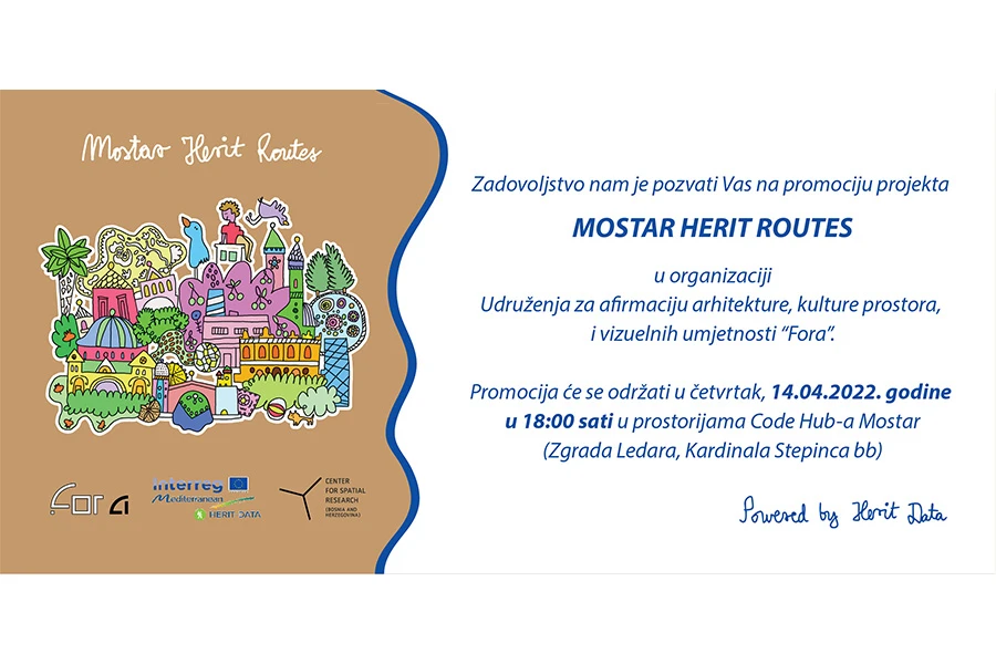 Udruženje ForA predstavlja alternativne turističke mape Mostara