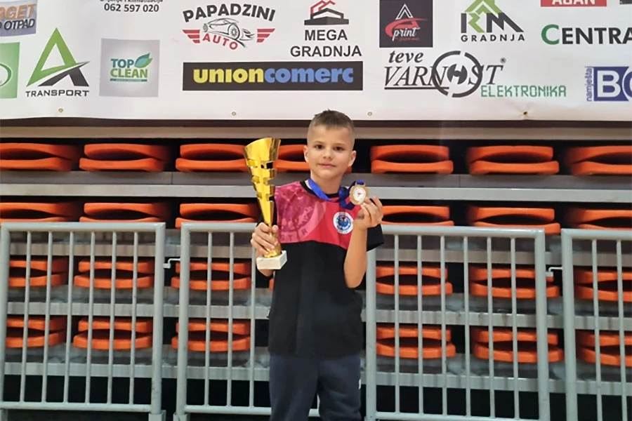 Luka Martinac: Zlatna zvijezda TKD Zrinjski na prvenstvu Federacije