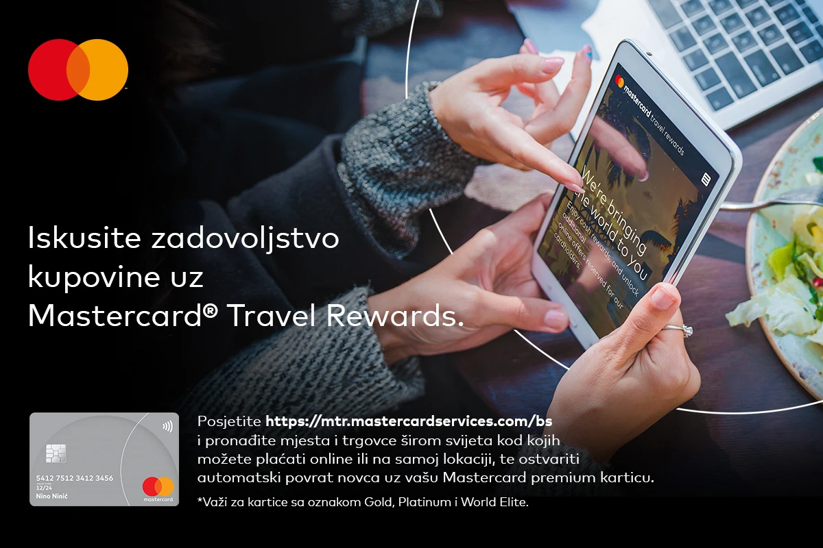 Ponovno otkrijte zadovoljstvo putovanja uz Mastercard Travel Rewards