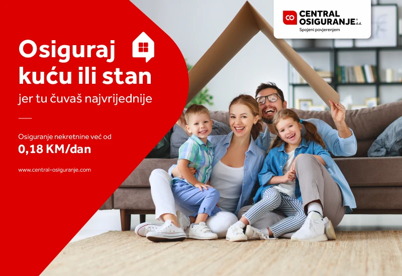 U Central osiguranju kreirani najbolji paketi osiguranja kuće / stana