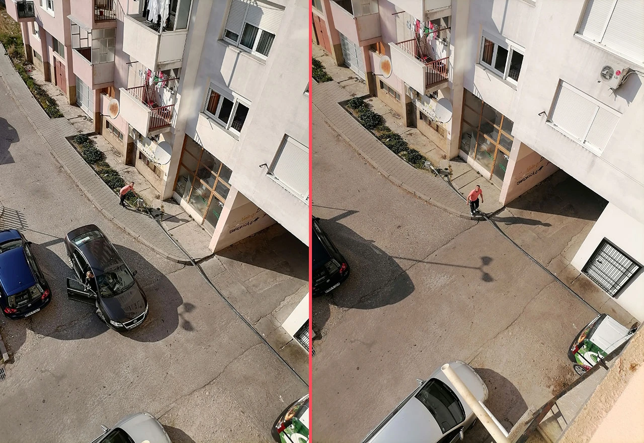 Građevinske strojeve krenuli isprazniti u šaht, stanari se sa balkona derali na radnike
