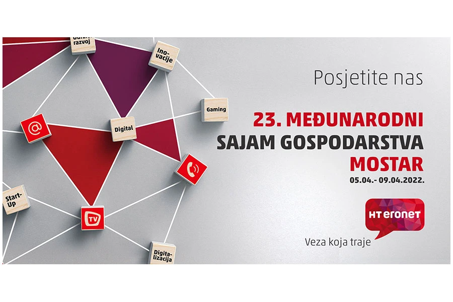 HT Eronet na Sajmu gospodarstva Mostar 2022.: RASTEMO S NAJBOLJIMA!