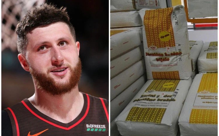 Naš NBA košarkaš donirao 100 tona brašna BiH