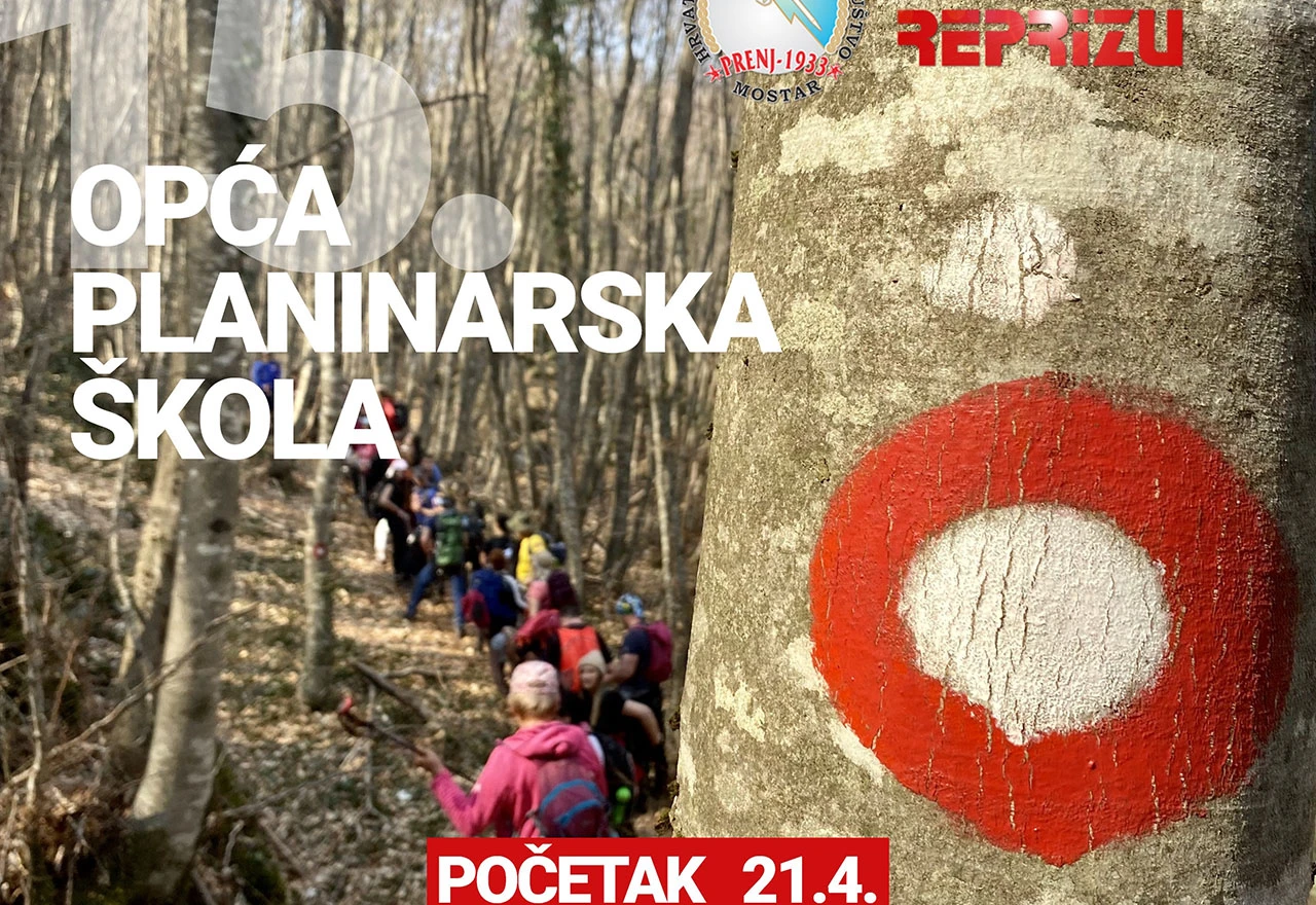 HPD Prenj 1933. organizira planinarsku školu