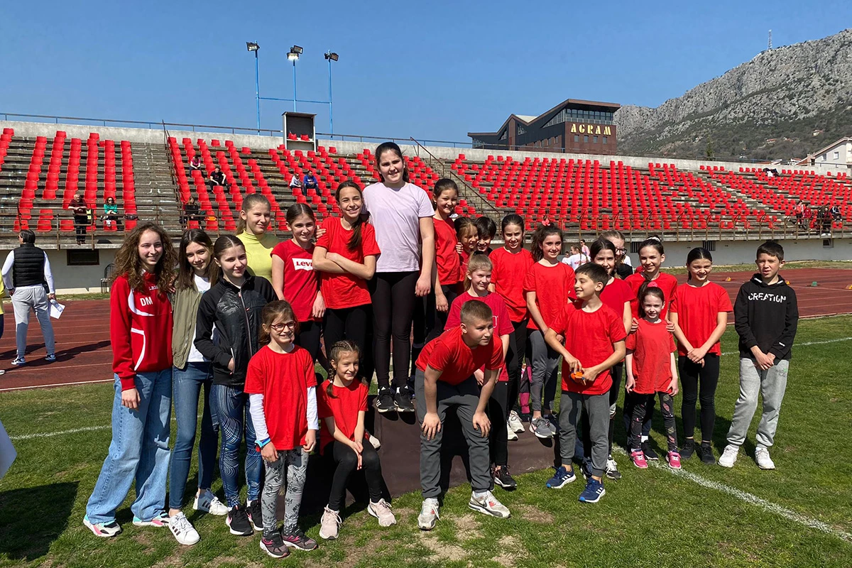 Atletičari Zrinjskog osvojili 14 medalja na prvom kolu Atletske lige Hercegovine