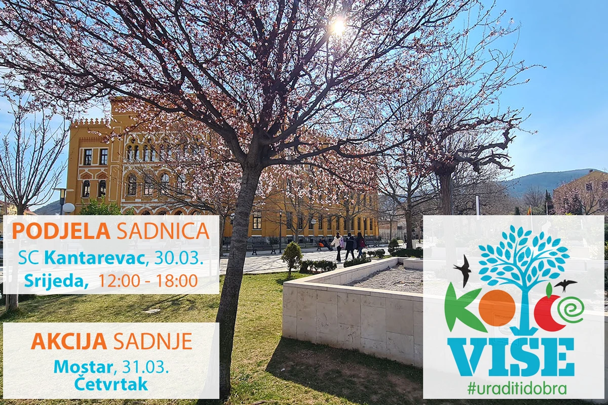 Preko 1000 sadnica spremno: Kreće velika akcija sadnje u Mostaru