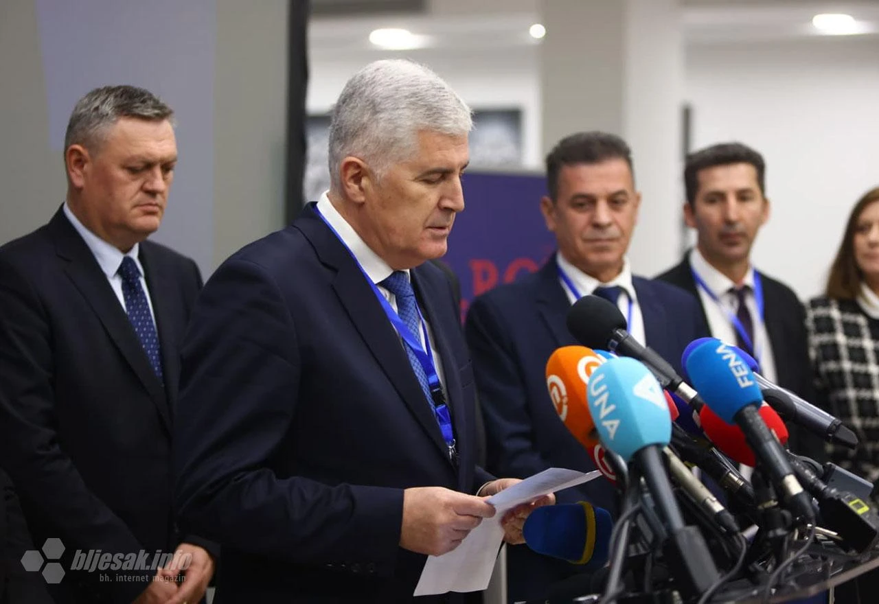 Čović pisao strancima: Ako se nastavi, Hrvati su spremni na teritorijalnu organizaciju BiH