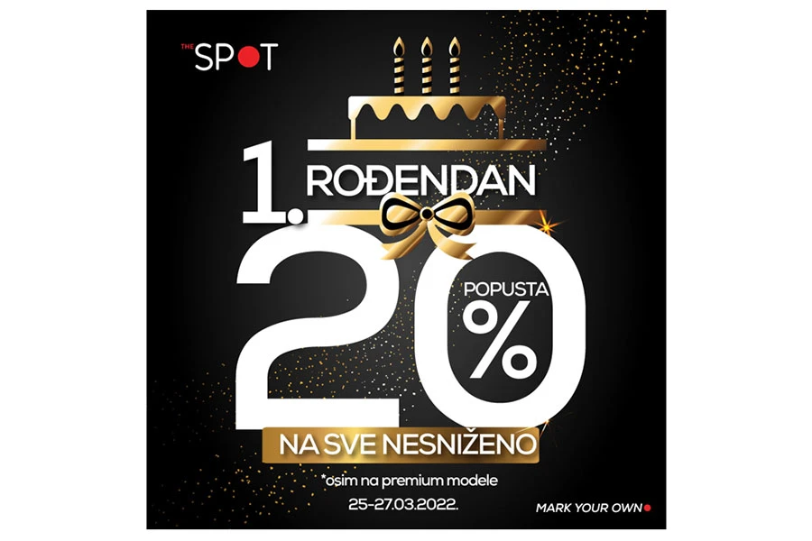 The Spot radnja u Mepas Mallu slavi 1. rođendan
