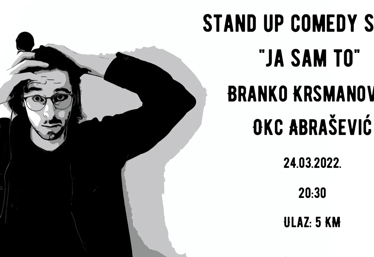 Večer Stand Up komedije u OKC Abrašević