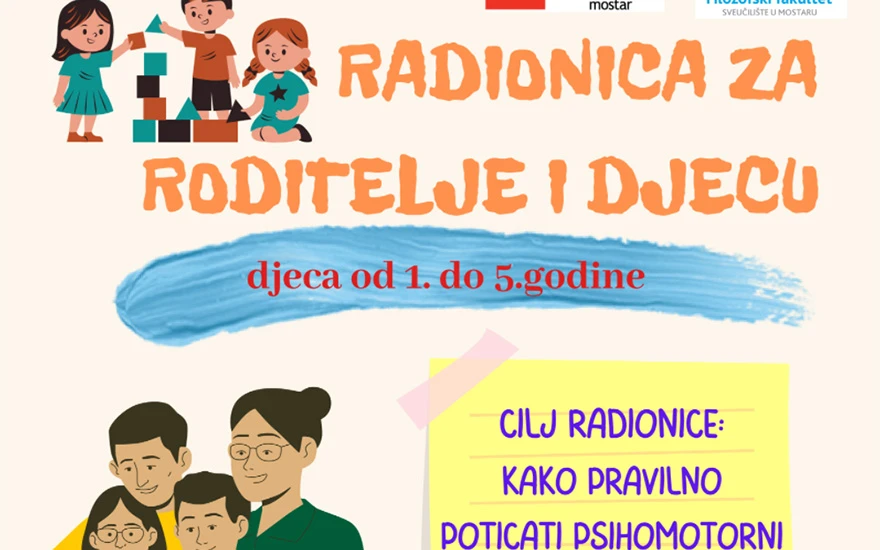 Radionica za djecu i roditelje u SKB Mostar