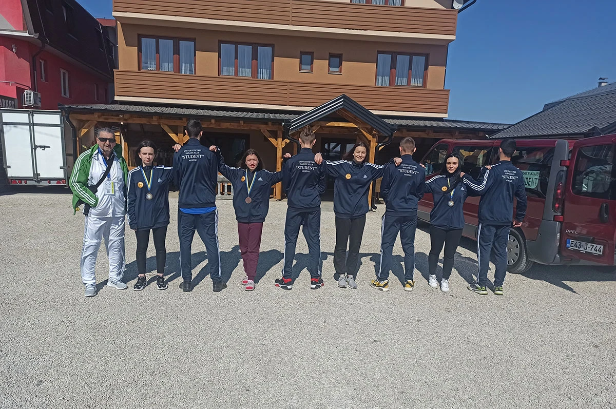 Novi uspjesi za Univerzitetski karate klub ''Student'' Mostar