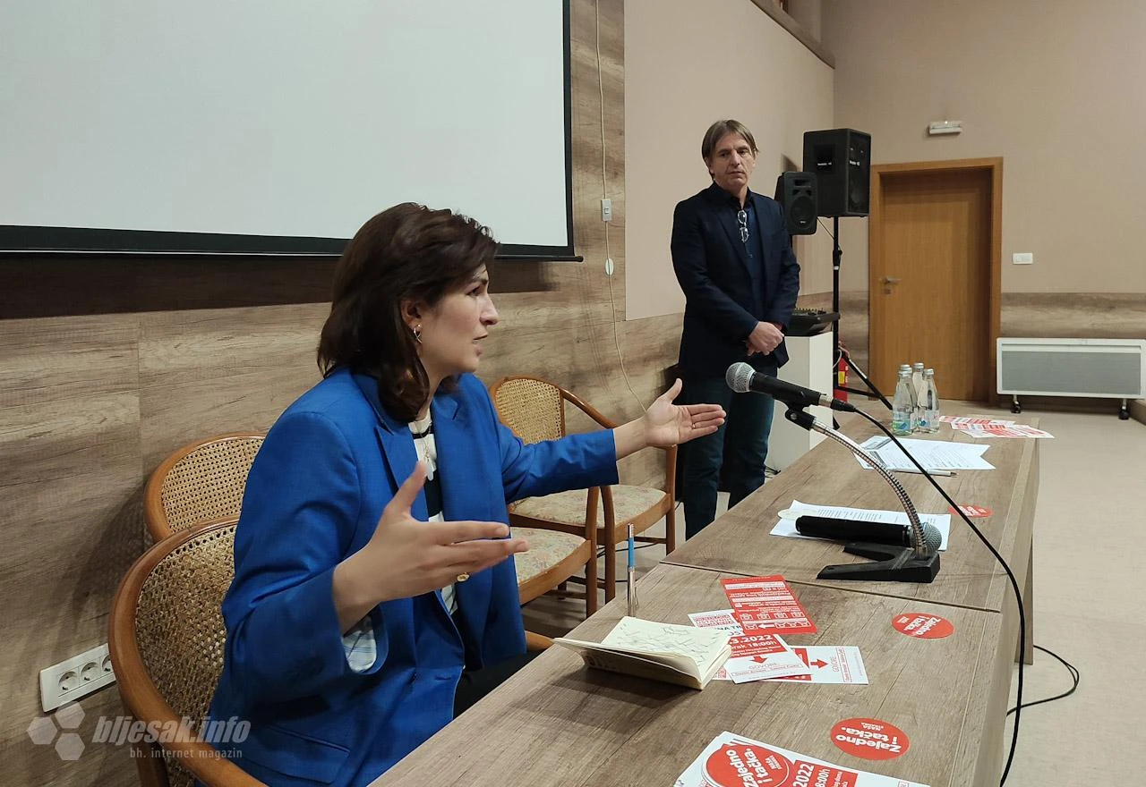 Ćudić u Mostaru: Jedino Naša stranka ima 'domaći proizvod' izmjena Ustava