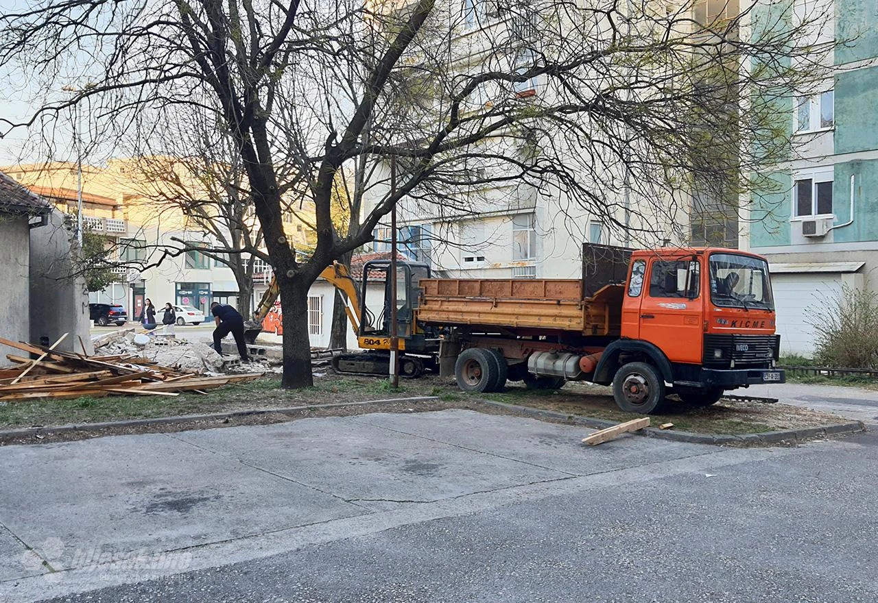 Mostar: Počelo rušenje u Dubrovačkoj ulici