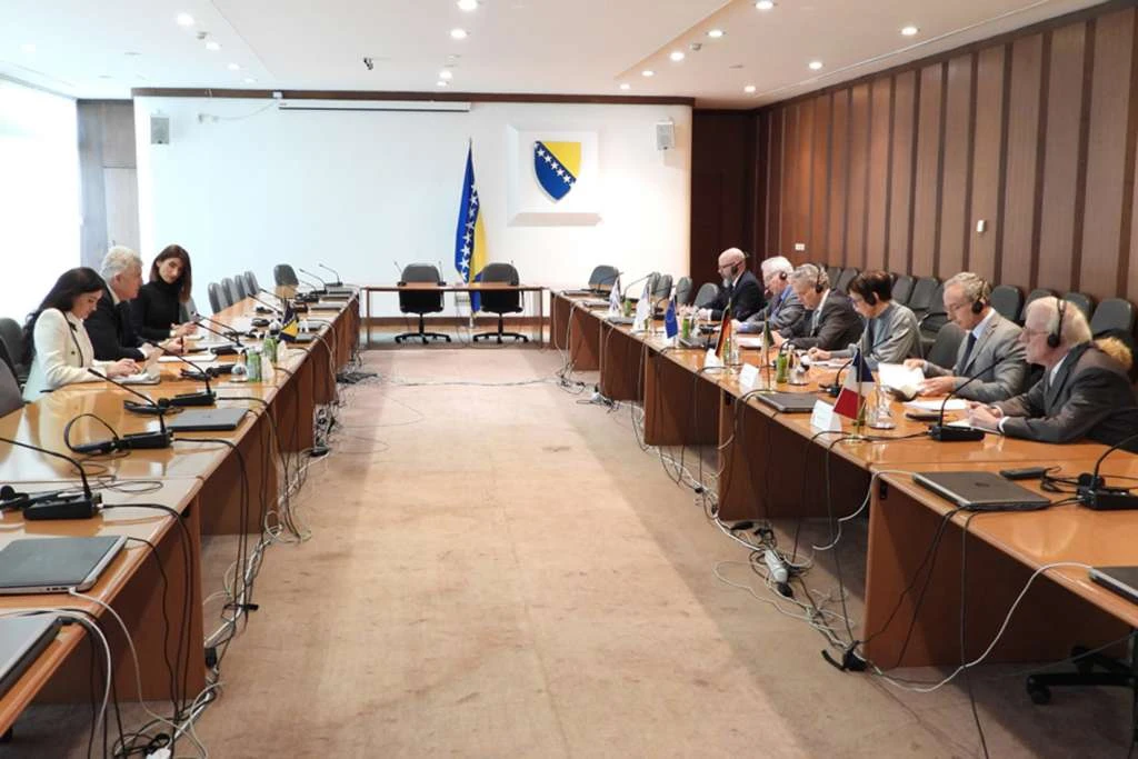 Čović s veleposlanicima Quinte i šefom Izaslanstva EU
