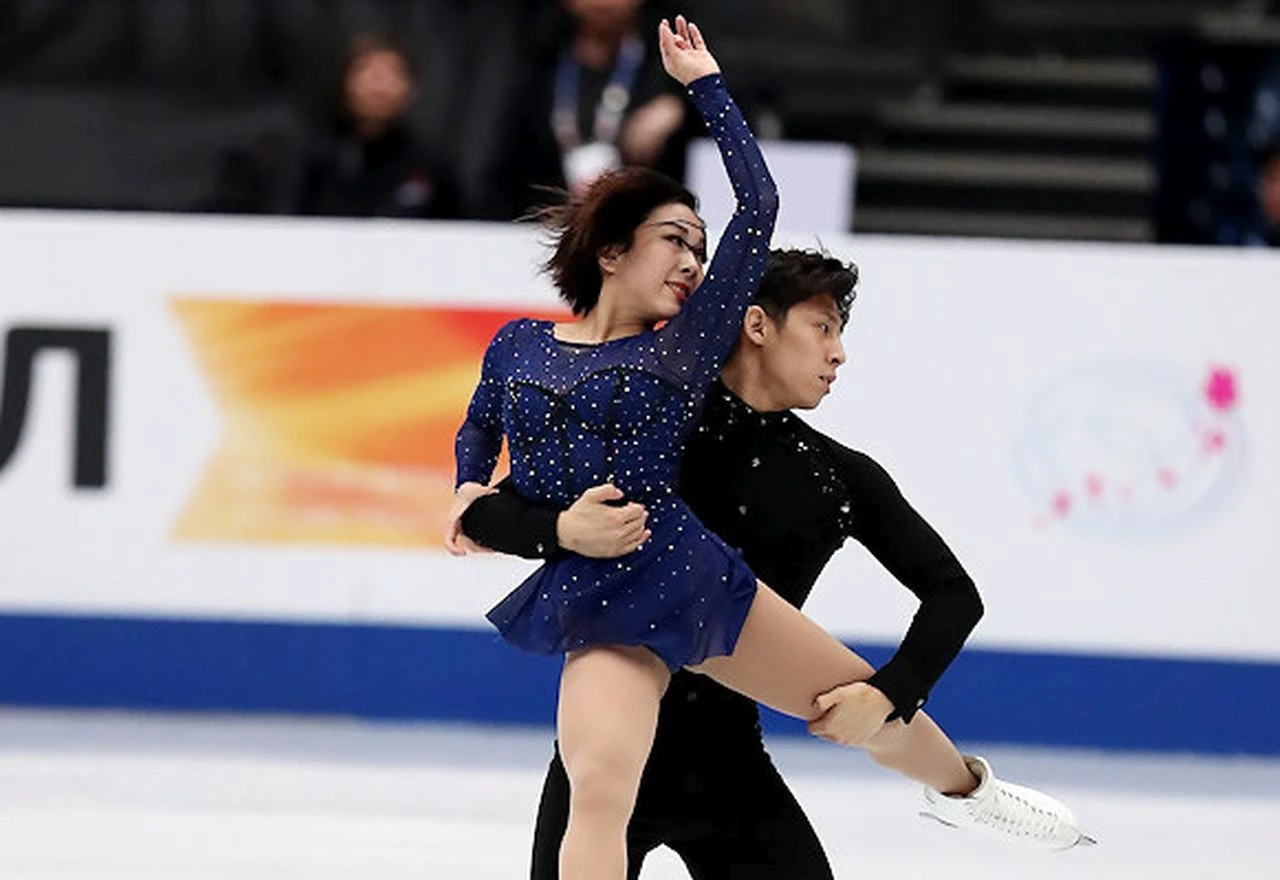 Wenjing Sui i Cong Han zlatni kineski par 